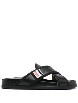 cross-strap flat sandals
