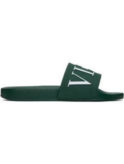 Garavani Green 'VLTN' Slides
