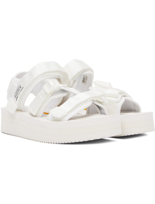 Suicoke White KISEE-VPO Sandals
