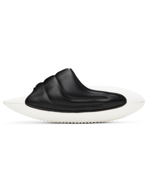 Balmain Black & White B-IT Sandals
