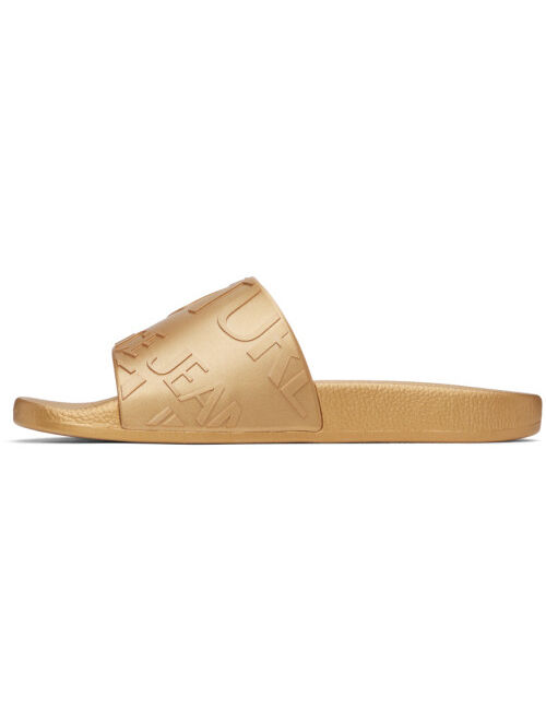 Versace Jeans Couture Gold Logo Slides