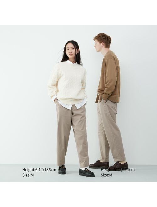 UNIQLO Cotton Relaxed Ankle Pants