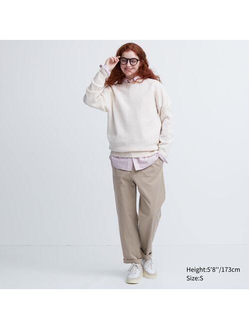 UNIQLO Cotton Relaxed Ankle Pants