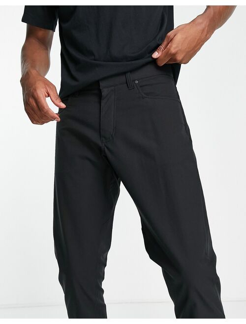Nike Golf Dri-FIT 5 pocket slim pants in black
