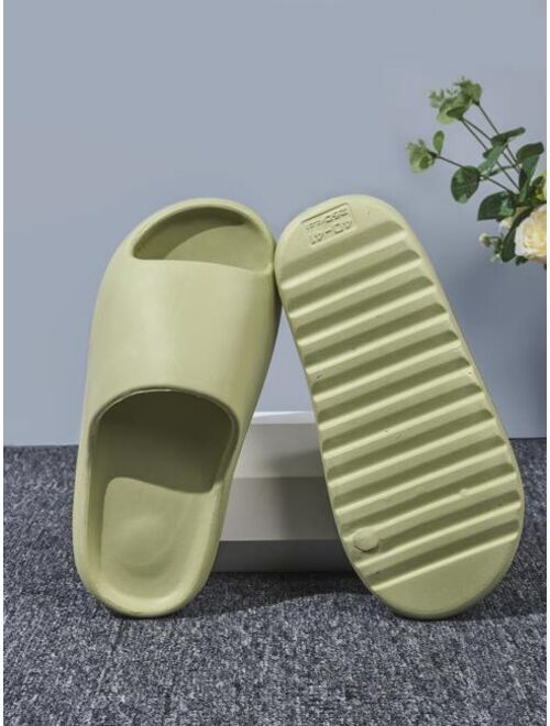 Men s Simple Trendy Slip resistant Indoor Outdoor Slippers For Home Beach Bathroom Creek Daily Leisure Activities With Thick Comfortable Sole