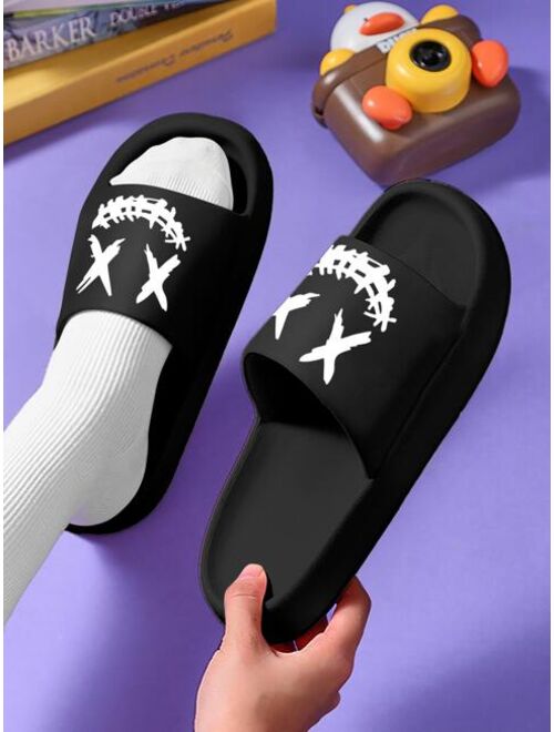 Men s Fashionable Pattern Printed Indoor Outdoor Casual Slipper Comfortable And Versatile