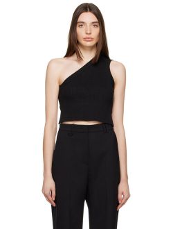 Black 'La Maille Ascu' Tank Top