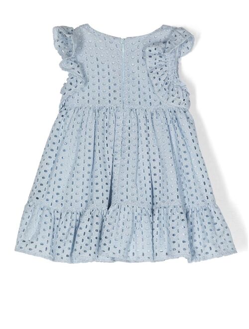 Lapin House sleeveless broderie anglaise dress