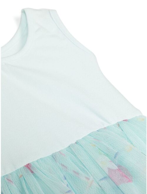 Lapin House graphic print shirt dress set