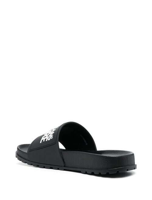 Versace Jeans Couture logo-print slides