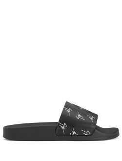 Giuseppe Zanotti Brett logo-print slides