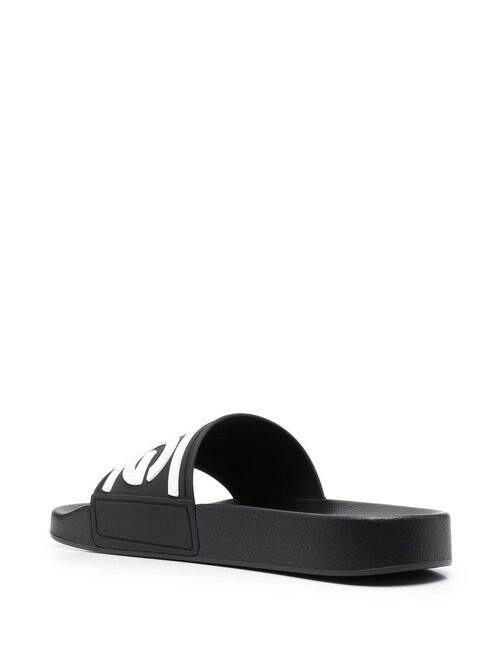 Dolce & Gabbana logo-print rubber slides