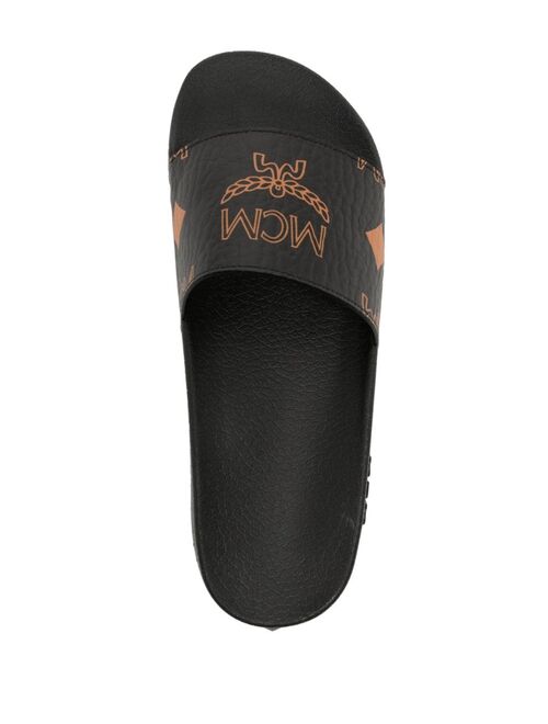 MCM Maxi Visetos-print slides