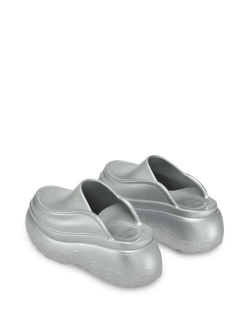 Marc Jacobs x Melissa embossed-sole platform clogs