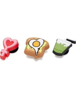 Jibbitz Shoe Charms - Breakfast Food Multi Pack, Cute Charms