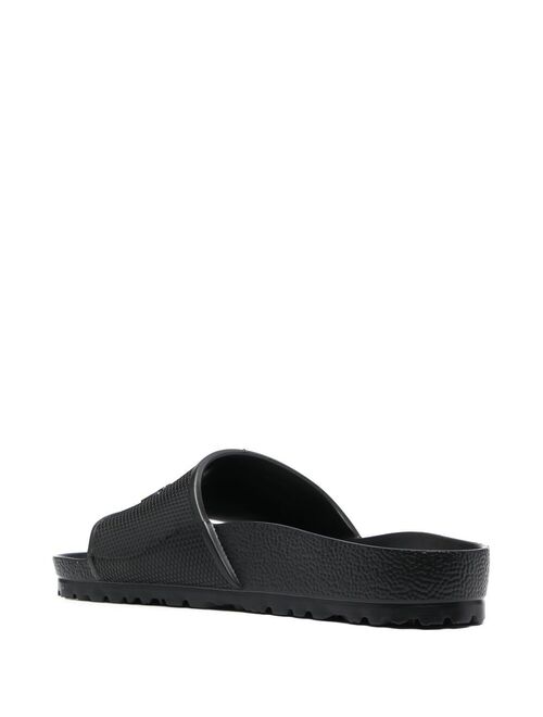 Birkenstock embossed-logo sliders