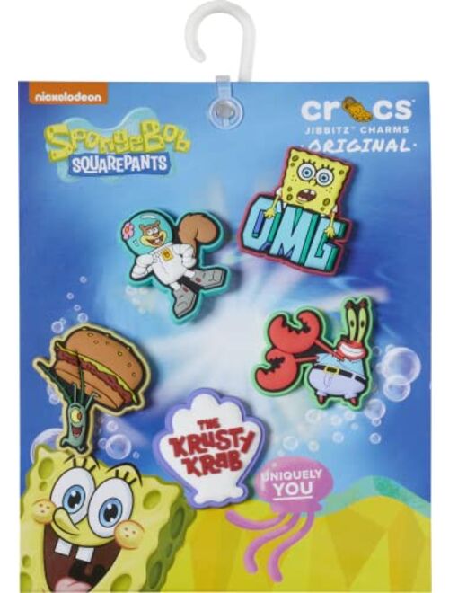 Crocs Unisex's Jibbitz Shoe Nickelodeon Spongebob Multi Pack