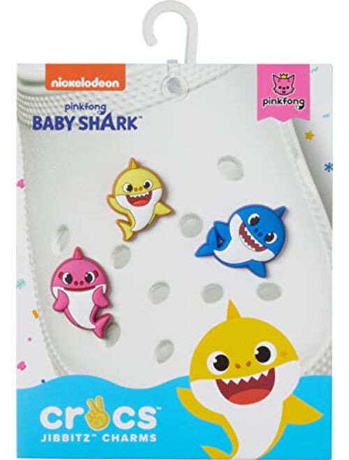 Crocs Baby Shark 3-Pack Jibbitz Charm Set