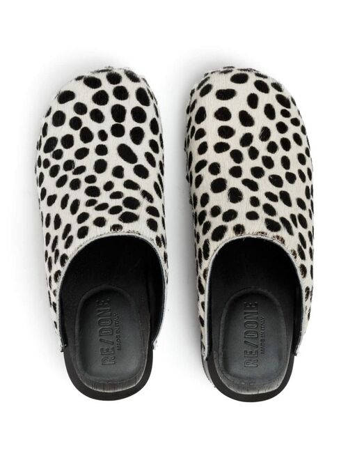 RE/DONE 70s polka-dot studded clogs