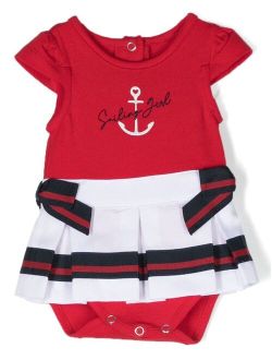 Sailing Girl print bodysuit