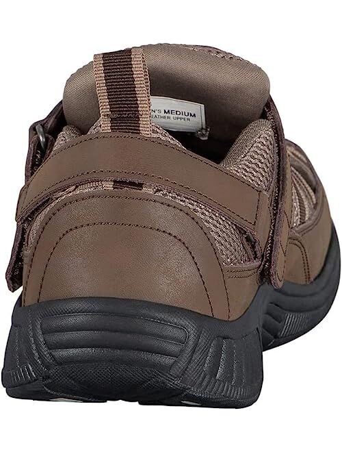 Orthofeet Clearwater Leather Hook and Loop Sandal