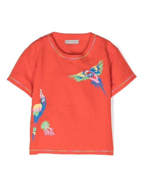 Stella McCartney Kids bird-print T-shirt