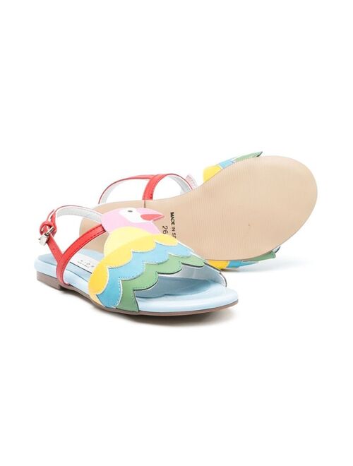 Stella McCartney Kids parrot slingback sandals