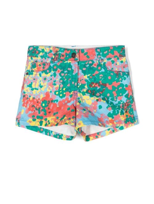 Stella McCartney Kids abstract-print short shorts