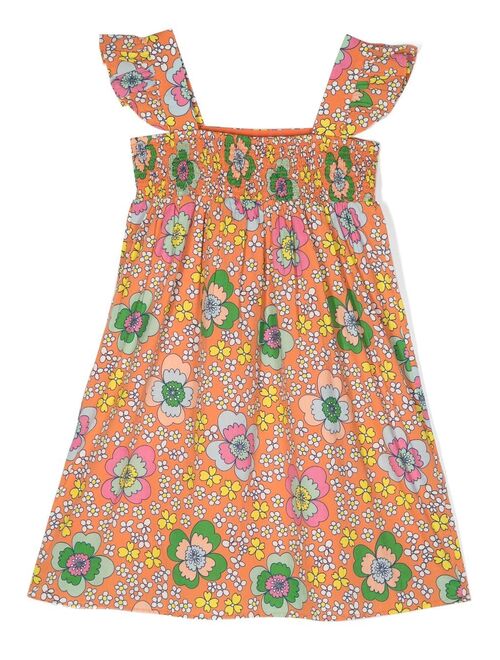 Stella McCartney Kids floral-print ruffled dress