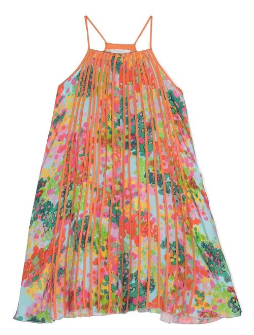Stella McCartney Kids floral-print sleeveless dress