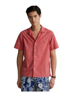 Classic Fit Woven Camp Shirt