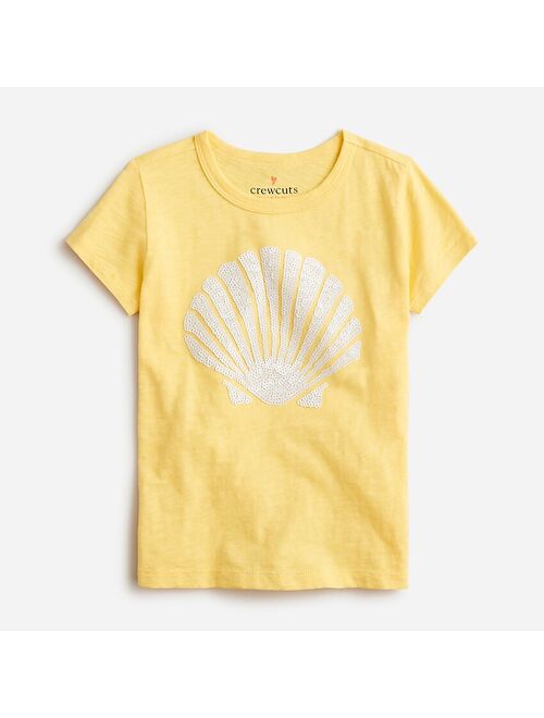 J.Crew Girls' sequin shell graphic T-shirt