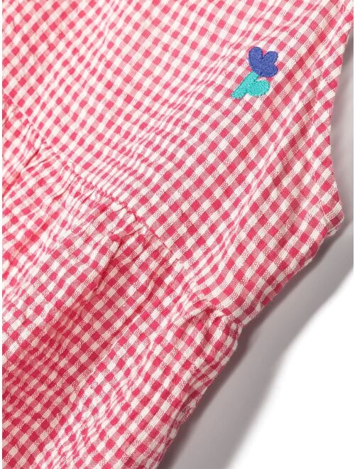 Bobo Choses Vichy-print tank top