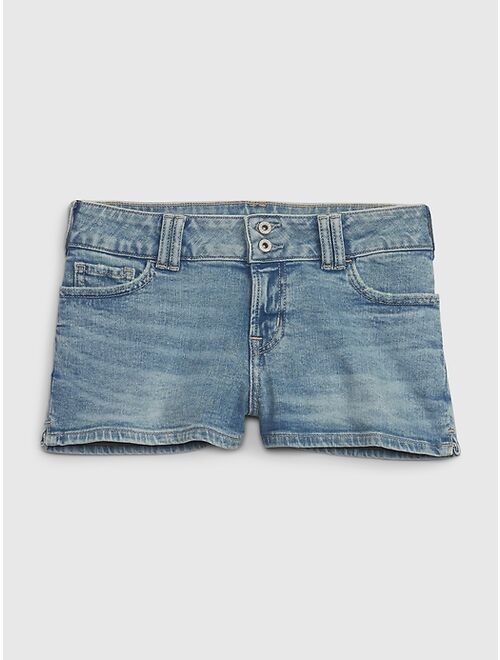 PROJECT GAP Low Rise Y2K Denim Shorts with Washwell