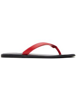 The Row Red & Black Beach Sandals