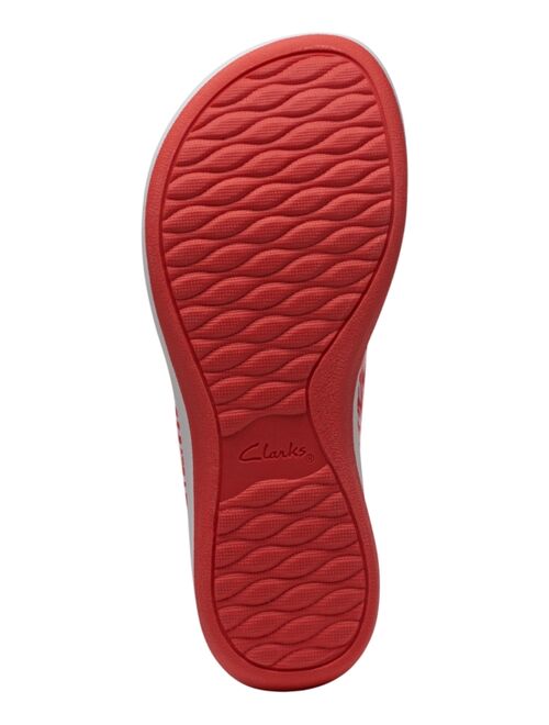 Clarks Women's Arla Glison Printed Fabric Flip-Flop Sandals