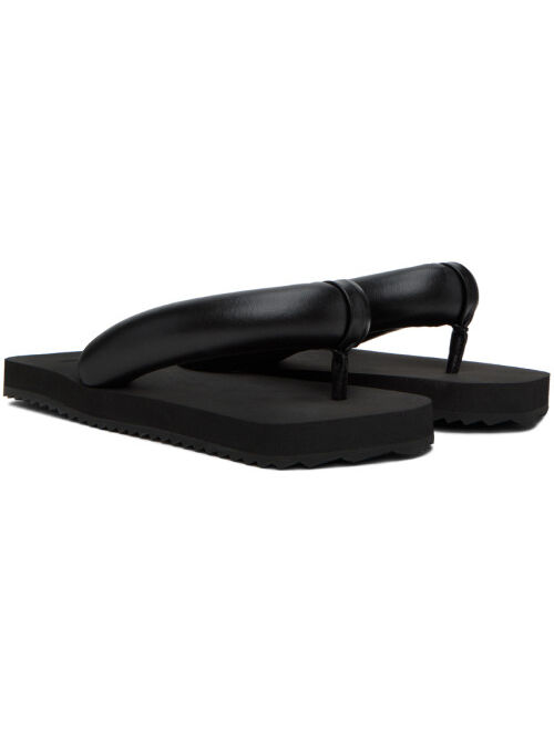 YUME YUME Black Suki Flat Sandals