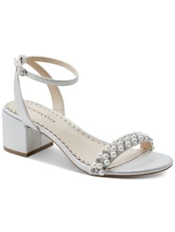 Amara Embellished Ankle-Strap Dress Sandals, Created for Macy's