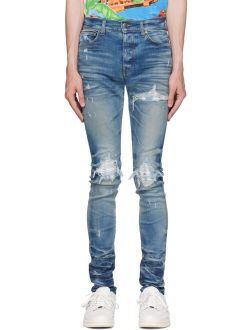 Indigo Distressed Jeans