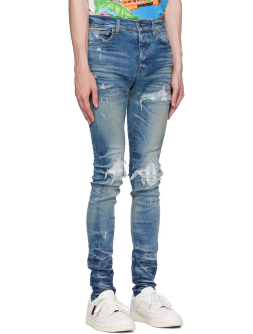 AMIRI Indigo Distressed Jeans