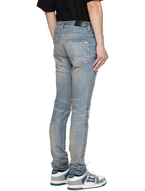AMIRI Blue MX1 Bandana Jeans