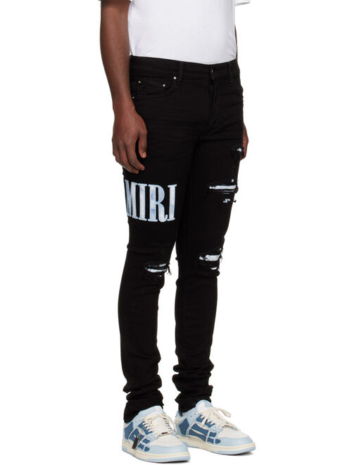 AMIRI Black Tie-Dye Core Jeans