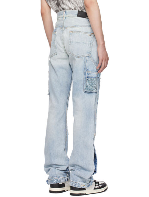 AMIRI Indigo Patchwork Jeans