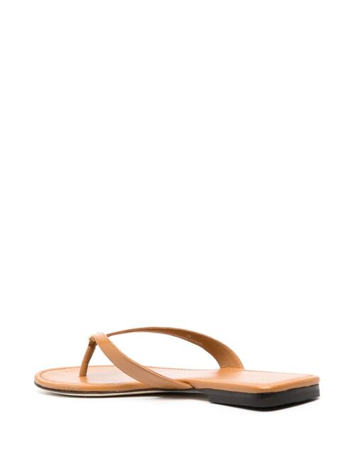 Tory Burch thong-strap leather flip flops