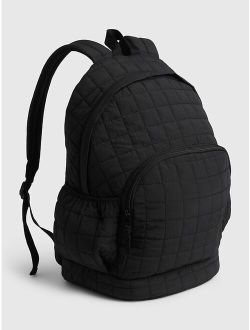 Kids Nylon Quilted Backpack