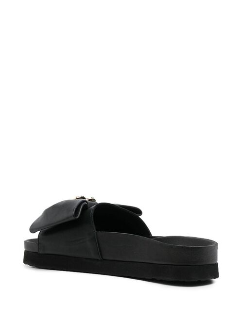 Love Moschino logo-bow sandals