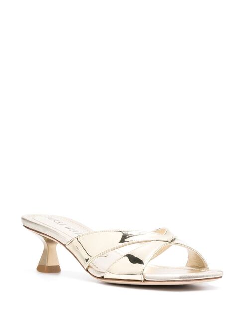 Stuart Weitzman Playa 75mm knot strap sandals