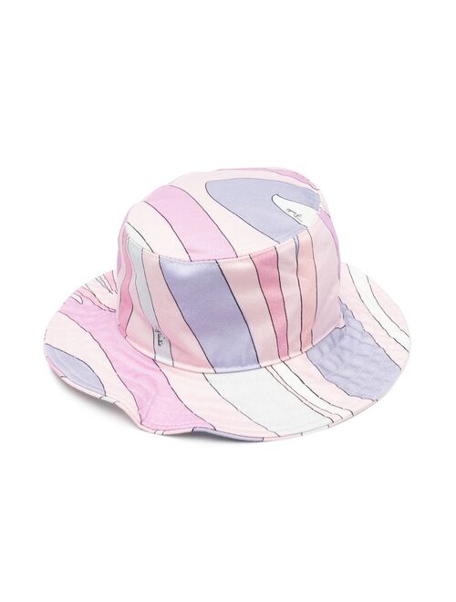 PUCCI Junior swirl-print bucket hat