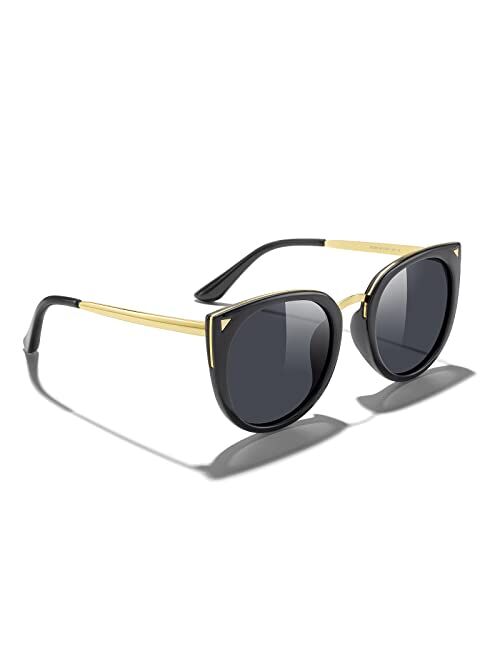 MERRY'S Girls Cat Eye Sunglasses for kids Children Polarized Sunglasses S7001