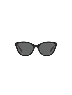 Girls' Ek4003f Low Bridge Fit Cat Eye Sunglasses